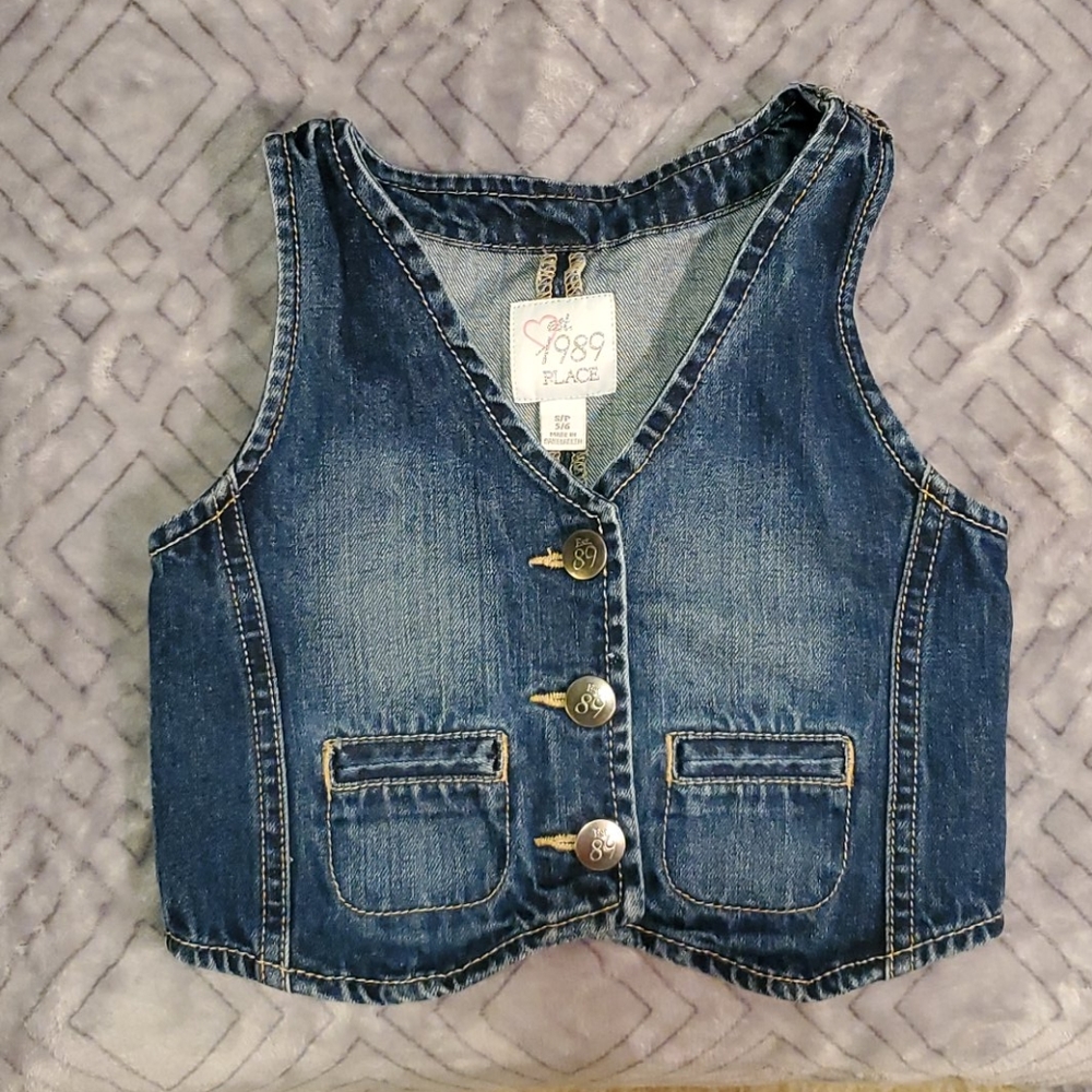 Gap girls denim vest